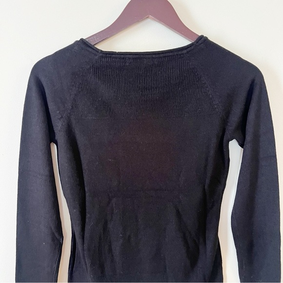 Koton Black Round Neck Pullover Lightweight Sweater NEW Size XS - Picture 8 of 9
